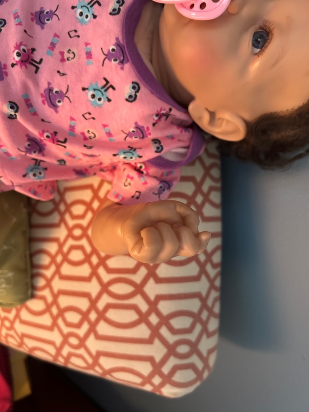 Baby Doll with Patterned Onesie - Picture 12 of 16